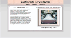 Desktop Screenshot of lakesidecreations.net