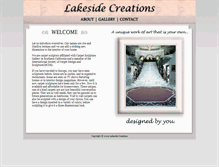 Tablet Screenshot of lakesidecreations.net